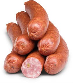 Teplá uzenina z udírny - Kabanos